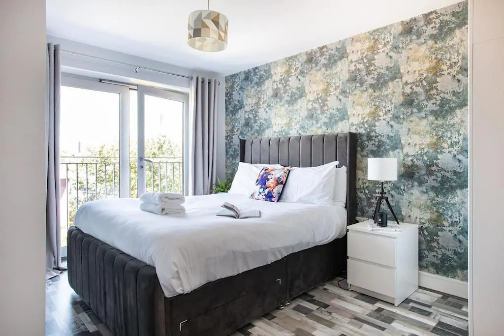 Apartmán 5* Ultra Luxury, Great Views, Underground Parking Belfast Velká Británie